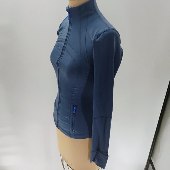 LULULEMON DEFINE JACKET NULU~SHADE~GOLD ZIPPER Size 4 - Picture 14 of 14